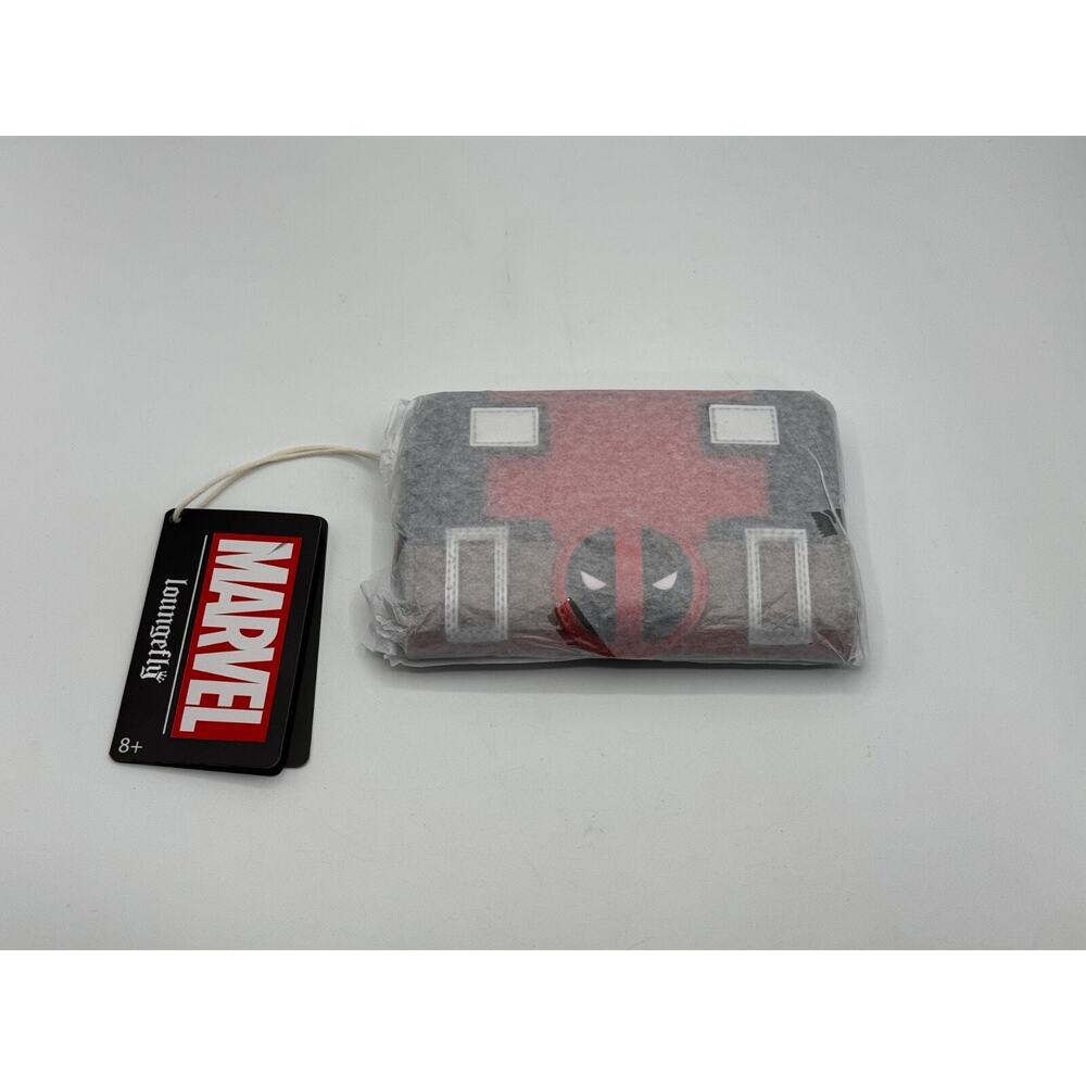 Loungefly Deadpool Cosplay Metallic Zip Around Wallet *NWT